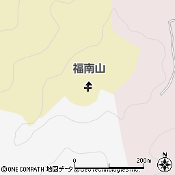 福南山周辺の地図