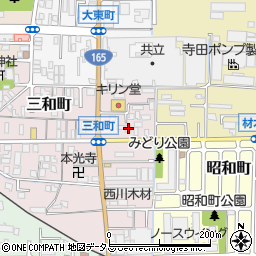奈良県大和高田市三和町5-36周辺の地図