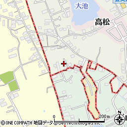 大阪府堺市東区草尾409周辺の地図