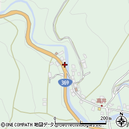 桜井警察署　高井駐在所周辺の地図