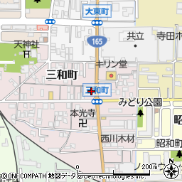 奈良県大和高田市三和町6-16周辺の地図