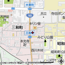 奈良県大和高田市三和町5-3周辺の地図
