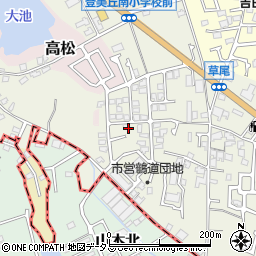 大阪府堺市東区草尾353-60周辺の地図