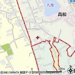 大阪府堺市東区草尾409-2周辺の地図