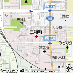 奈良県大和高田市三和町6-4周辺の地図