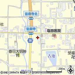 奈良県葛城市當麻379周辺の地図