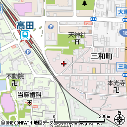 奈良県大和高田市三和町2-56周辺の地図