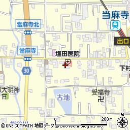 奈良県葛城市當麻8周辺の地図