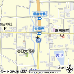 奈良県葛城市當麻381周辺の地図