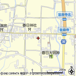 奈良県葛城市當麻203周辺の地図
