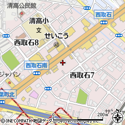 しゃぶしゃぶどん亭高石店周辺の地図