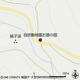 小豆島銚子渓自然動物園お猿の国周辺の地図