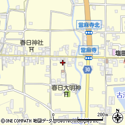 奈良県葛城市當麻184周辺の地図