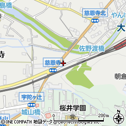 奈良県桜井市慈恩寺960-2周辺の地図