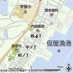 兵庫県淡路市仮屋薮ノ丁周辺の地図