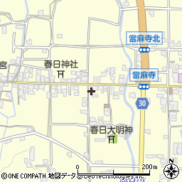 奈良県葛城市當麻181-1周辺の地図