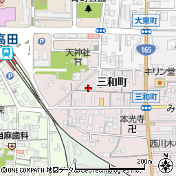 奈良県大和高田市三和町3-32周辺の地図