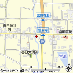 奈良県葛城市當麻383周辺の地図