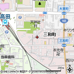 奈良県大和高田市三和町3-3周辺の地図