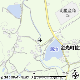 岡山県浅口市金光町佐方3047-8周辺の地図