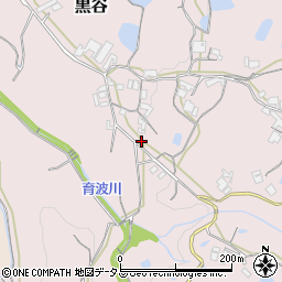 兵庫県淡路市黒谷104-2周辺の地図