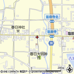 奈良県葛城市當麻185周辺の地図