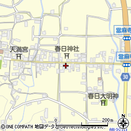 奈良県葛城市當麻284周辺の地図
