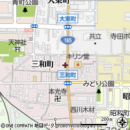 奈良県大和高田市三和町4-10周辺の地図