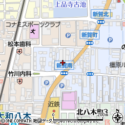 美吉野木材株式会社周辺の地図