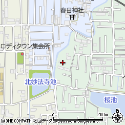 奈良県橿原市地黄町47-4周辺の地図