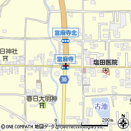 當麻寺周辺の地図