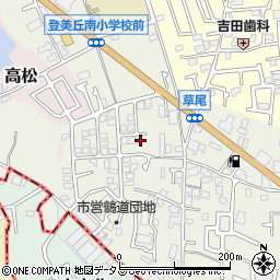 大阪府堺市東区草尾353-12周辺の地図