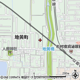 奈良県橿原市地黄町195-13周辺の地図