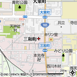 奈良県大和高田市三和町4-3周辺の地図