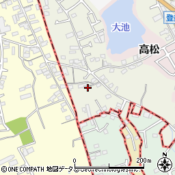 大阪府堺市東区草尾414周辺の地図