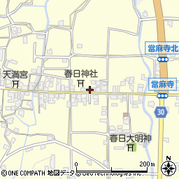 奈良県葛城市當麻267周辺の地図