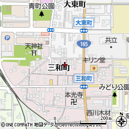 奈良県大和高田市三和町3-19周辺の地図