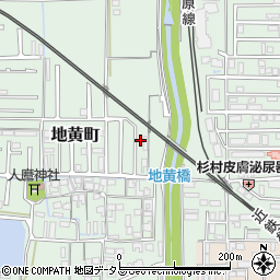 奈良県橿原市地黄町195周辺の地図