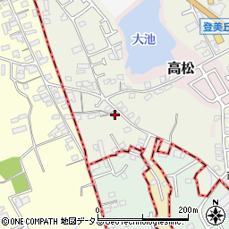 大阪府堺市東区草尾418周辺の地図
