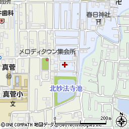 奈良県橿原市北妙法寺町6周辺の地図