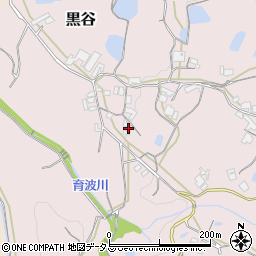 兵庫県淡路市黒谷103周辺の地図