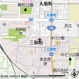 奈良県大和高田市三和町3-18周辺の地図