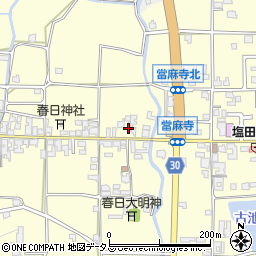 奈良県葛城市當麻169周辺の地図