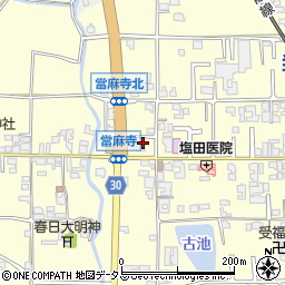 奈良県葛城市當麻387周辺の地図