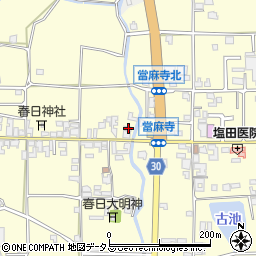 奈良県葛城市當麻155周辺の地図