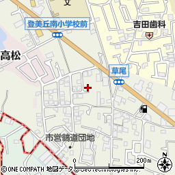 大阪府堺市東区草尾353-11周辺の地図