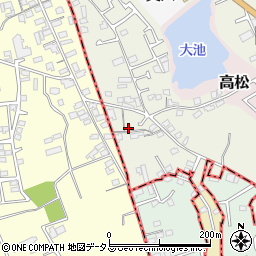 大阪府堺市東区草尾402周辺の地図