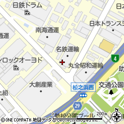 名鉄運輸株式会社　泉大津支店周辺の地図