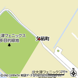 大阪府泉大津市夕凪町周辺の地図