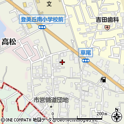 大阪府堺市東区草尾353-10周辺の地図